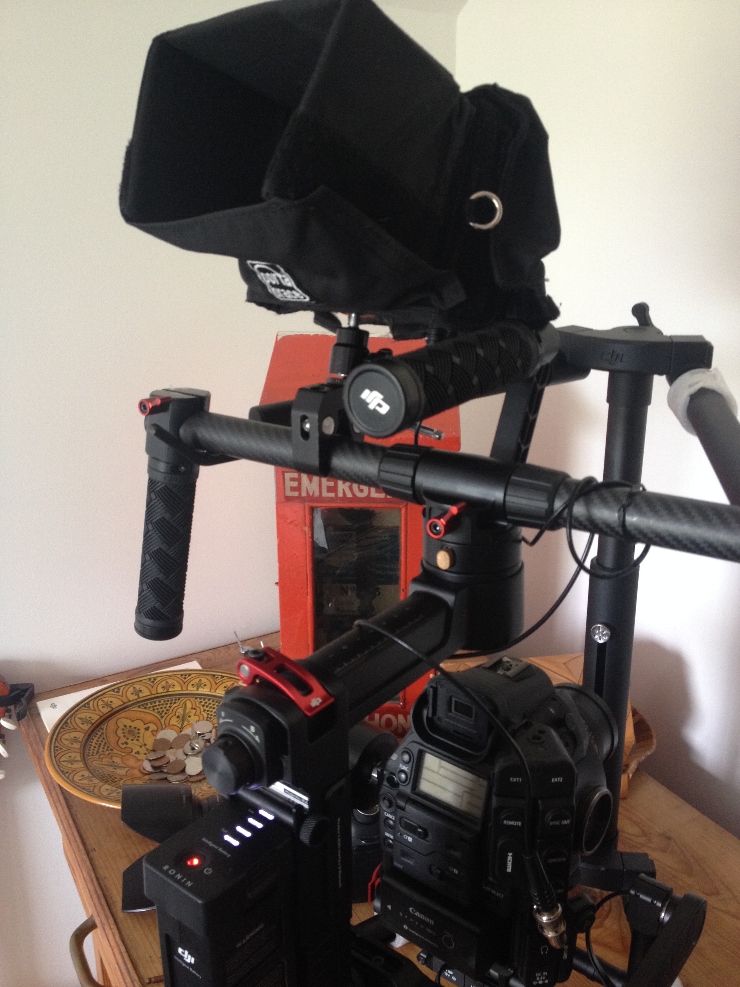 Ronin m C300 with TV logic monitor